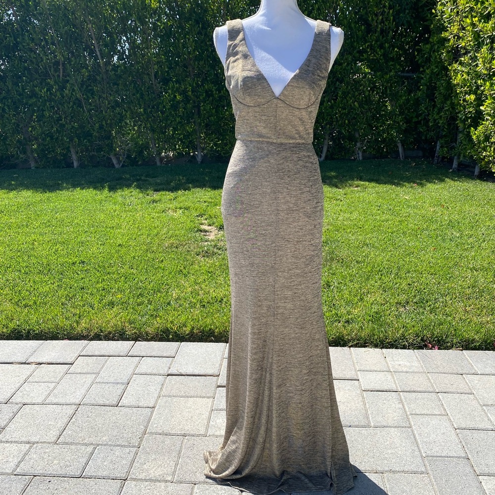 Shivering Gold dress from ABS - Size Small